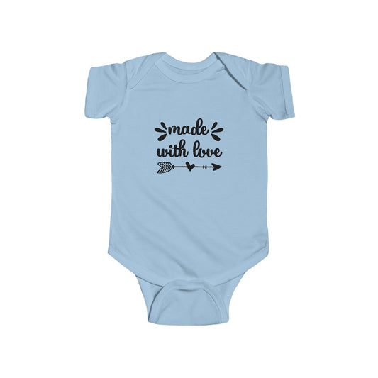 Infant Fine Jersey Bodysuit Made With Love