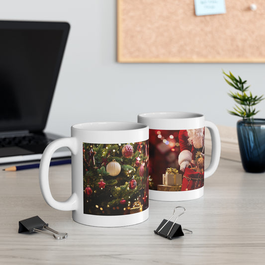 Merry Christmas Hot Beverage Mug 11oz