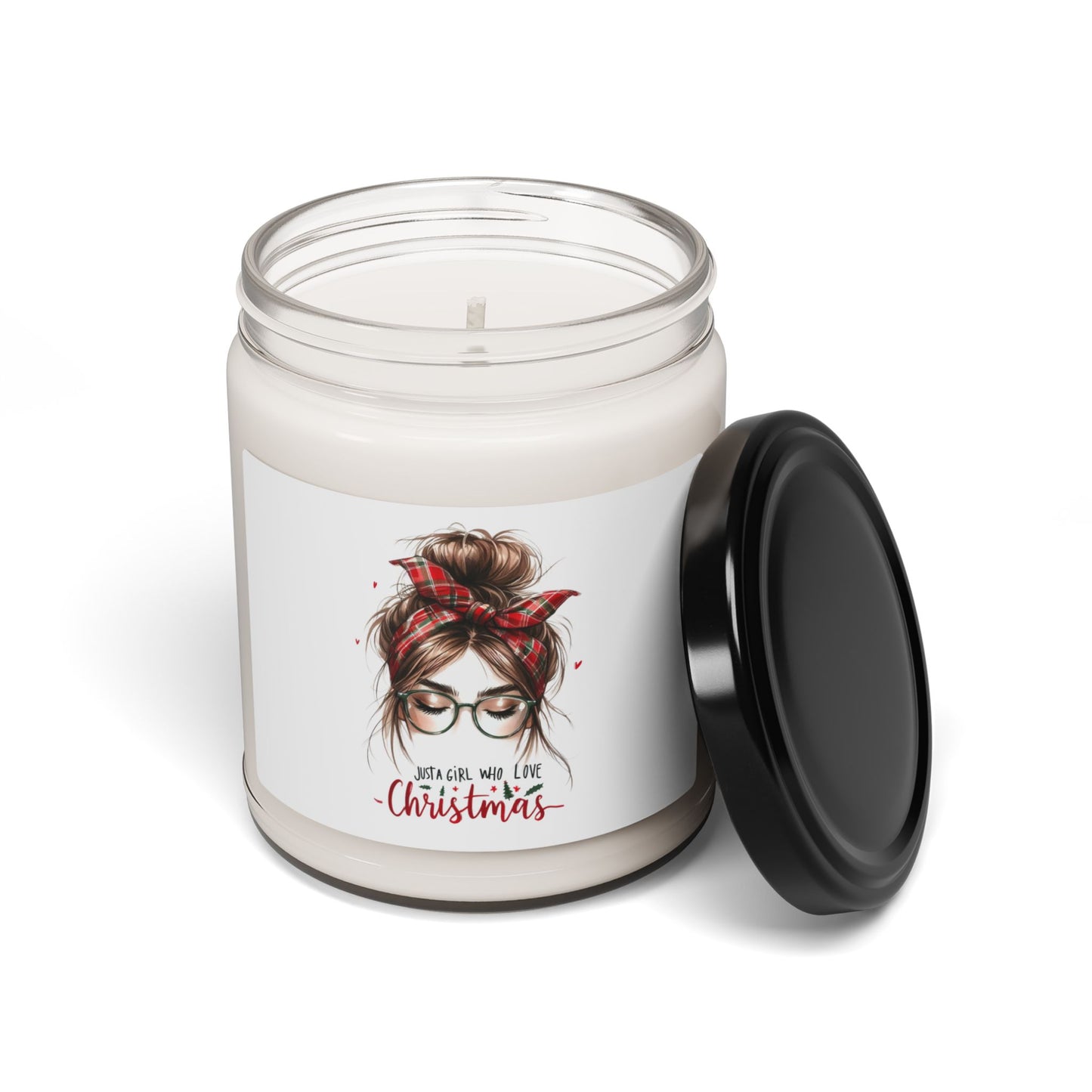 Christmas Themed Scented Soy Candle, 9oz I'm Just a Girl Who Loves Christmas