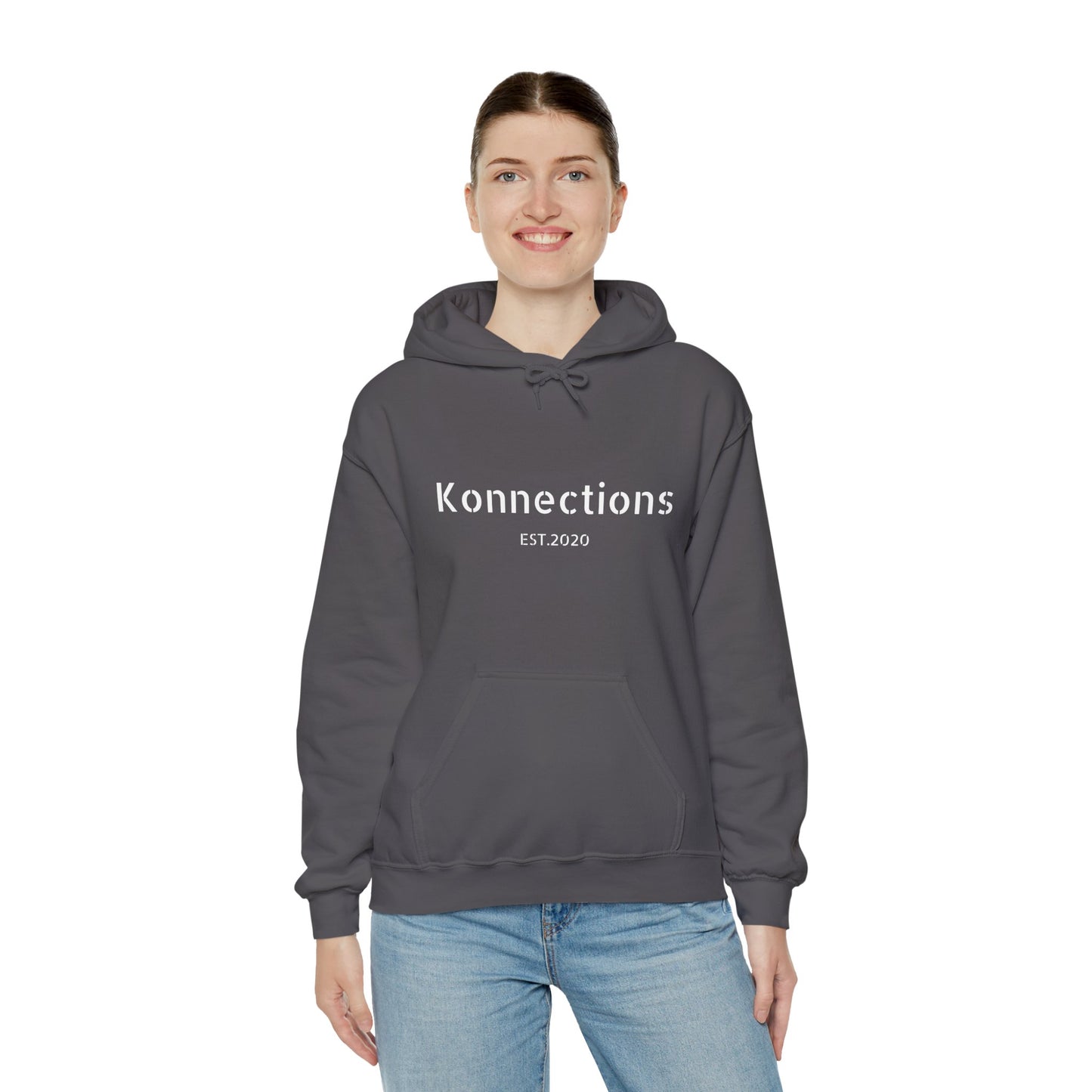 Konnections Digital Media Group Unisex Heavy Blend™ Hooded Sweatshirt Established 2020