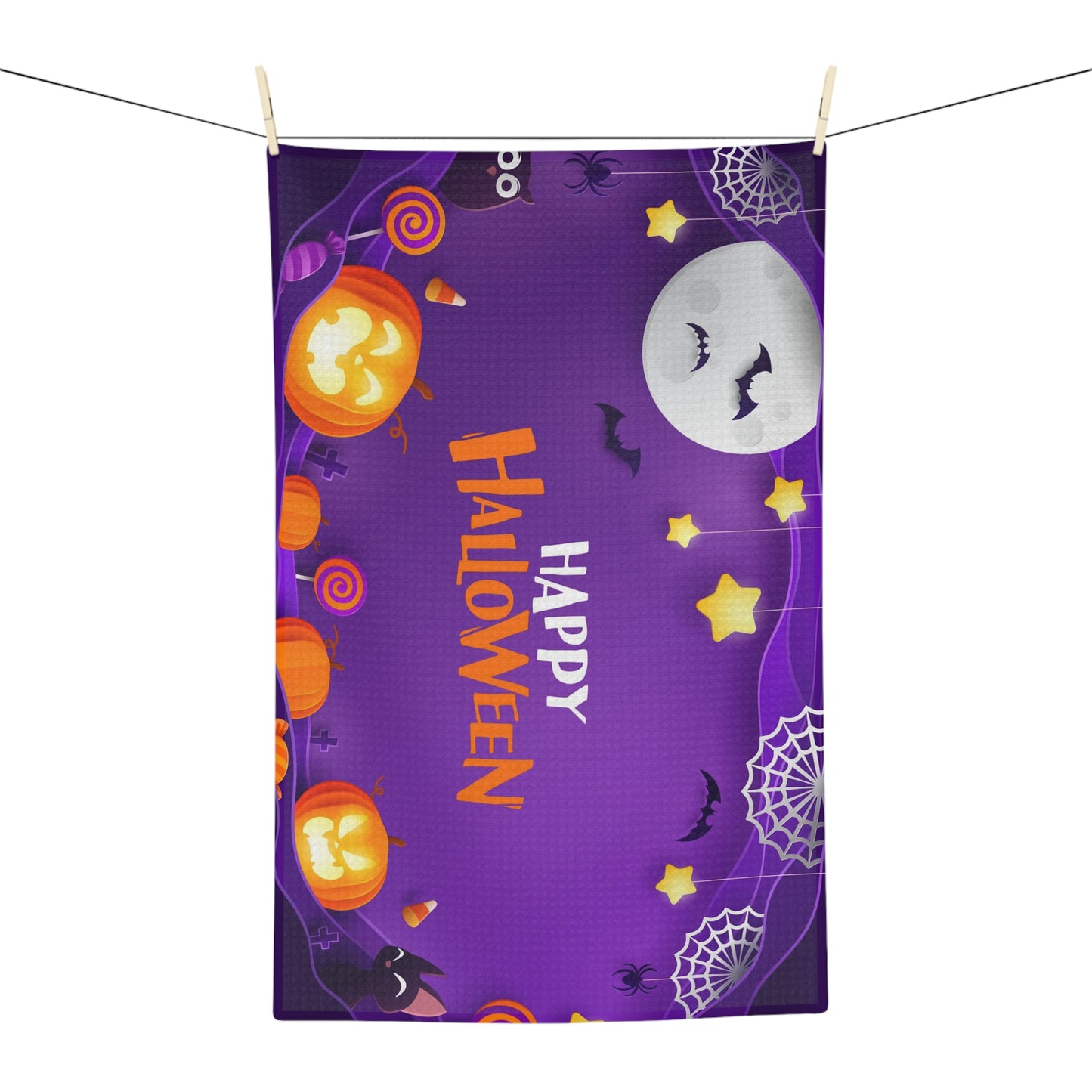 Halloween Themed Soft Tea Towel