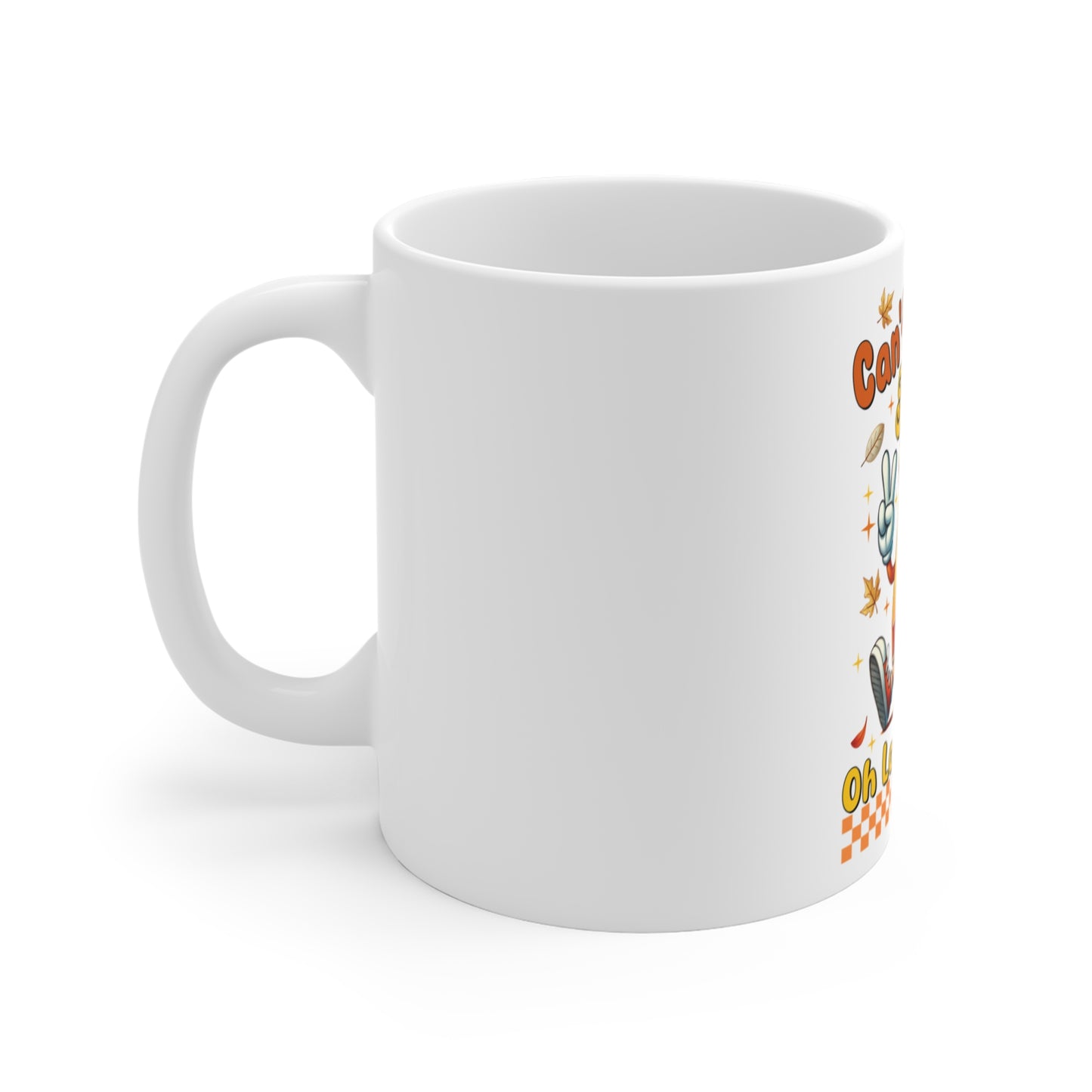 Festive Thanksgiving Ceramic Mug 11oz I Love Pumpkin Pie During The Holidays