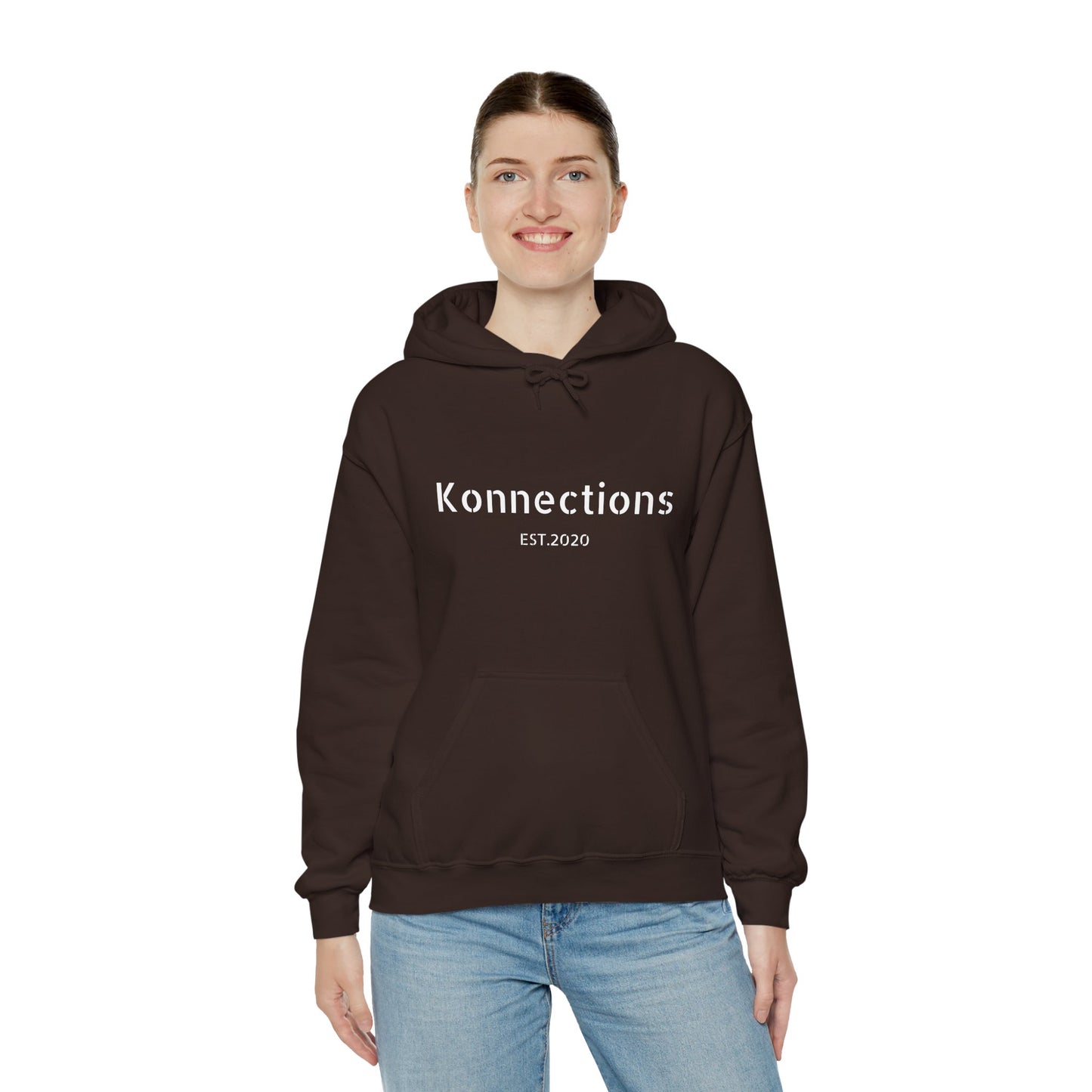 Konnections Digital Media Group Unisex Heavy Blend™ Hooded Sweatshirt Established 2020