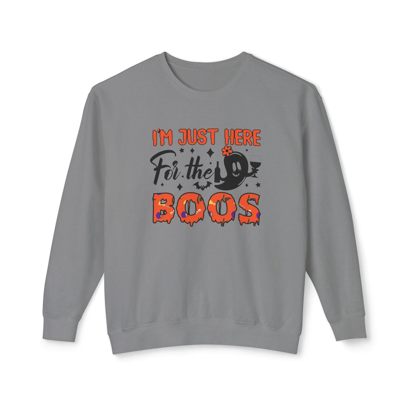 Halloween Themed Crewneck Sweatshirt Ghosts Want To Party With You