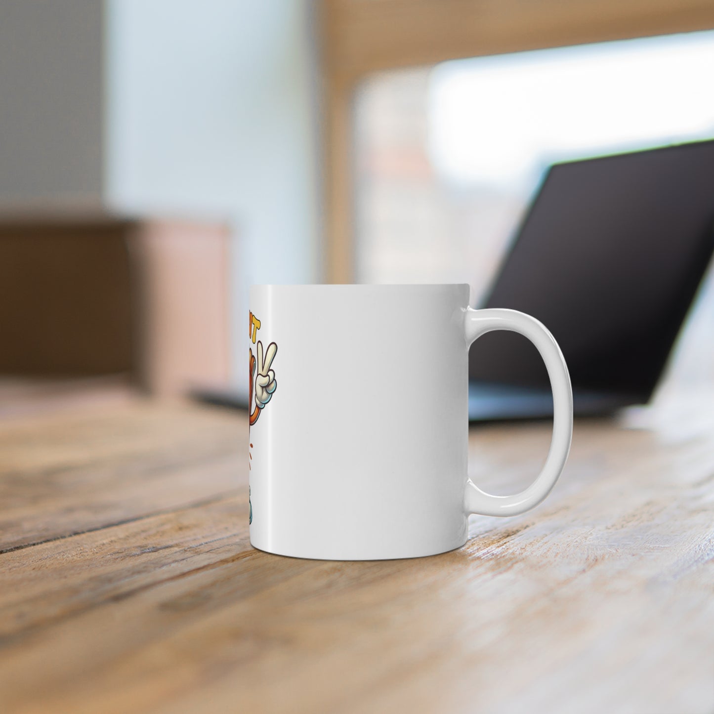 Festive Thanksgiving Ceramic Mug 11oz Piece Out Everyone!