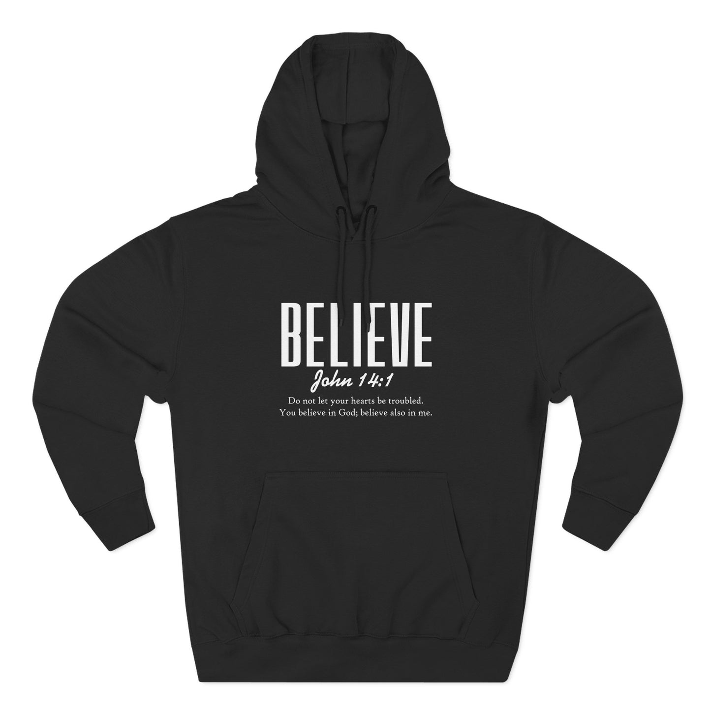Believe John 3:16 Fleece Hoodie