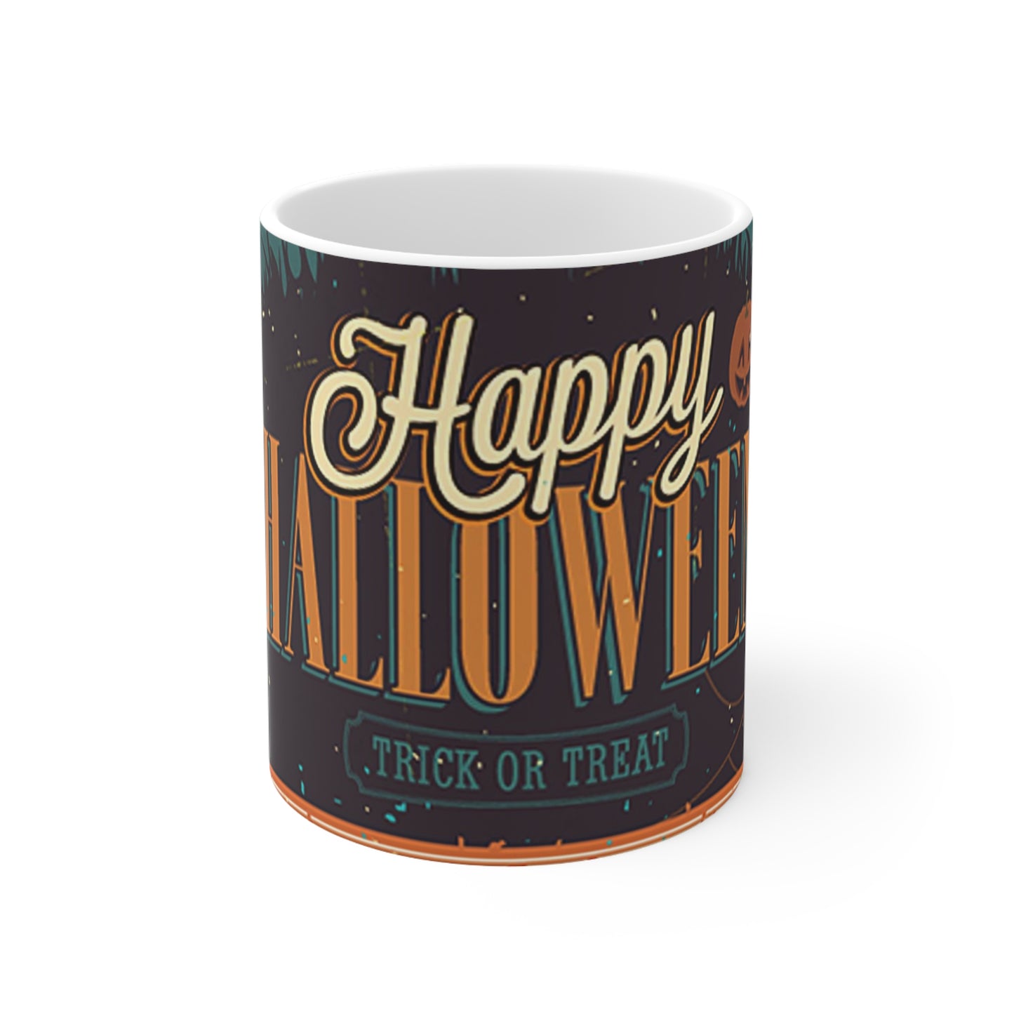 Trick or Treat Halloween Themed Ceramic Mug 11oz