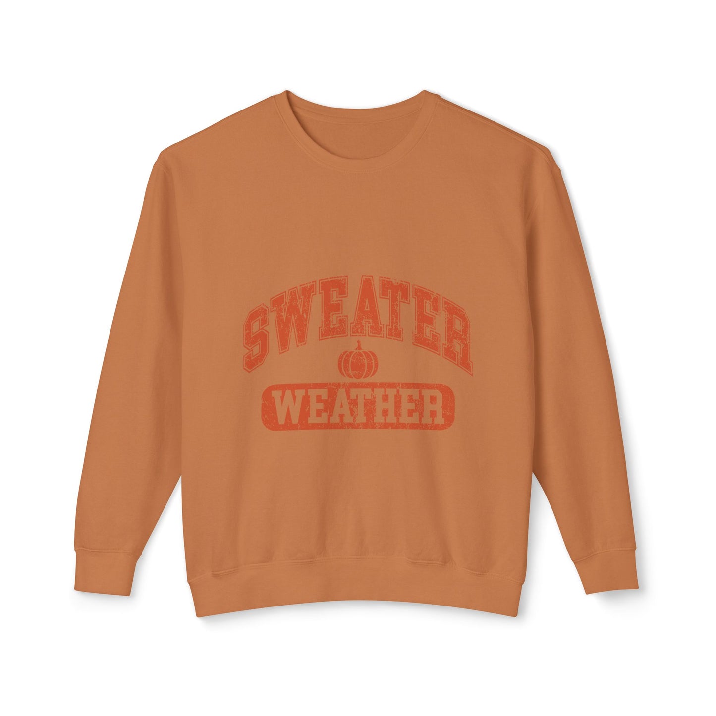 Thanksgiving Women's Unisex Lightweight Crewneck Sweatshirt Sweater Weather