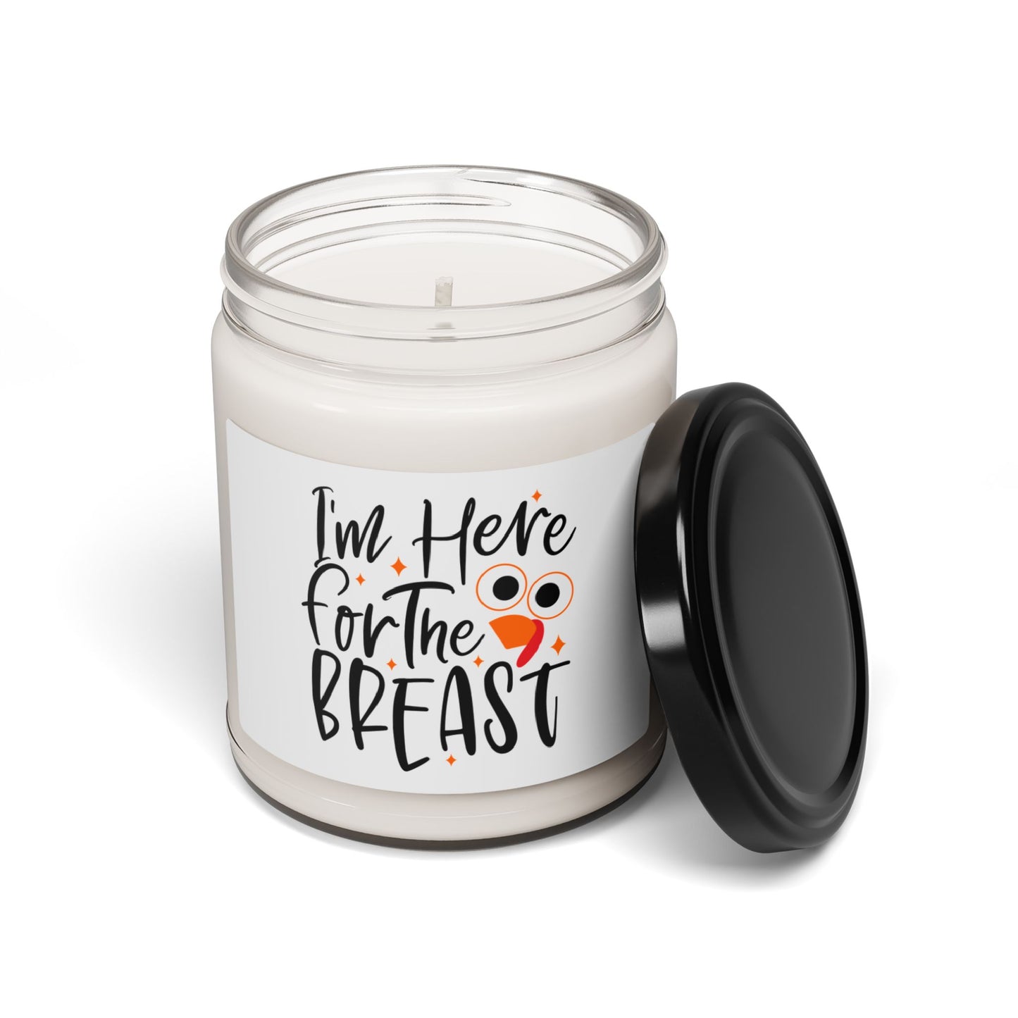 Thanksgiving Themed Scented Soy Candle, 9oz I Love Turkey Breast