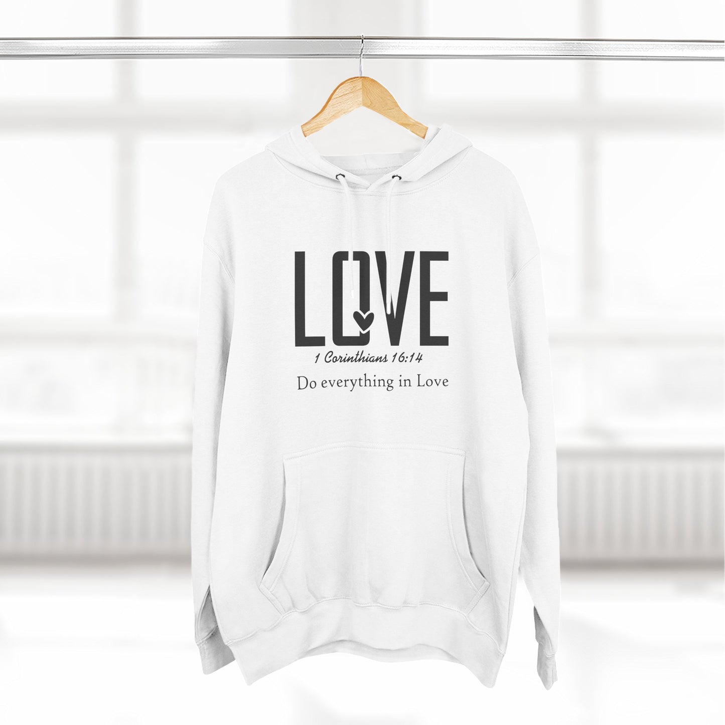 Classic Fleece Hoodie — Three-Panel Pullover