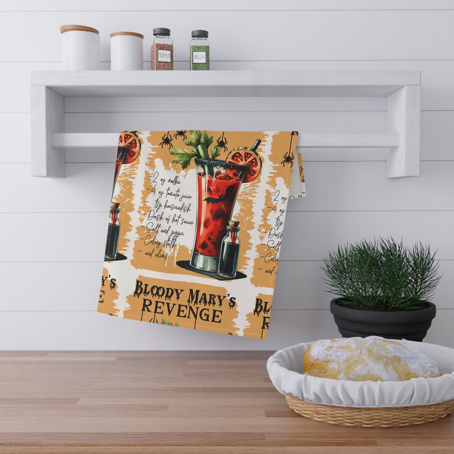 Festive Halloween Tea Towels