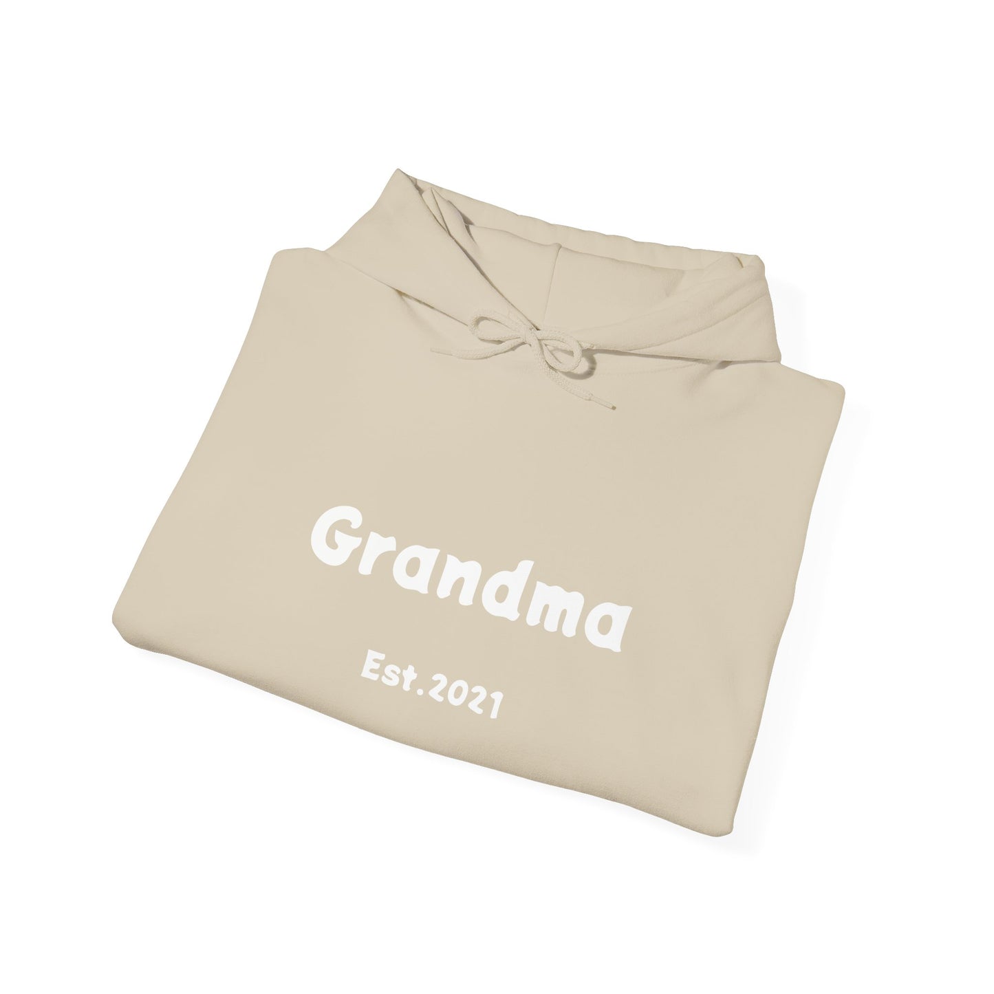 Grandma Est. 2021 Unisex Heavy Blend™ Hooded Sweatshirt Hoodies For New Grandmothers 2021