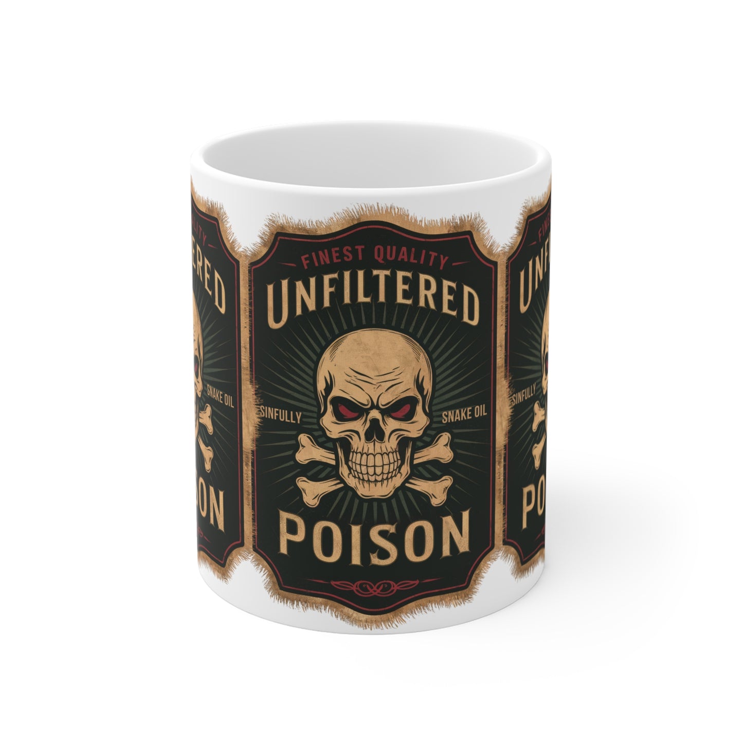 Festive Halloween Ceramic Mug 11oz Unfiltered Posion