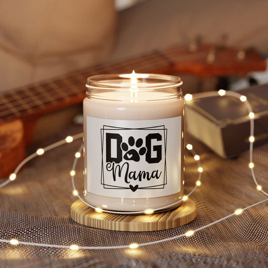 Dog Themed Scented Soy Candle, 9oz Dog Mama