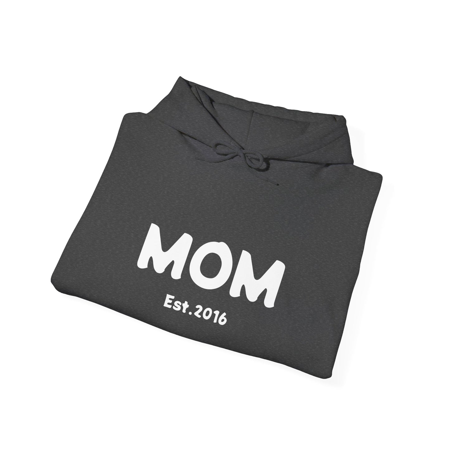 MOM Est.2016 Unisex Heavy Blend™ Hooded Sweatshirt Hoodies For New Moms 2016