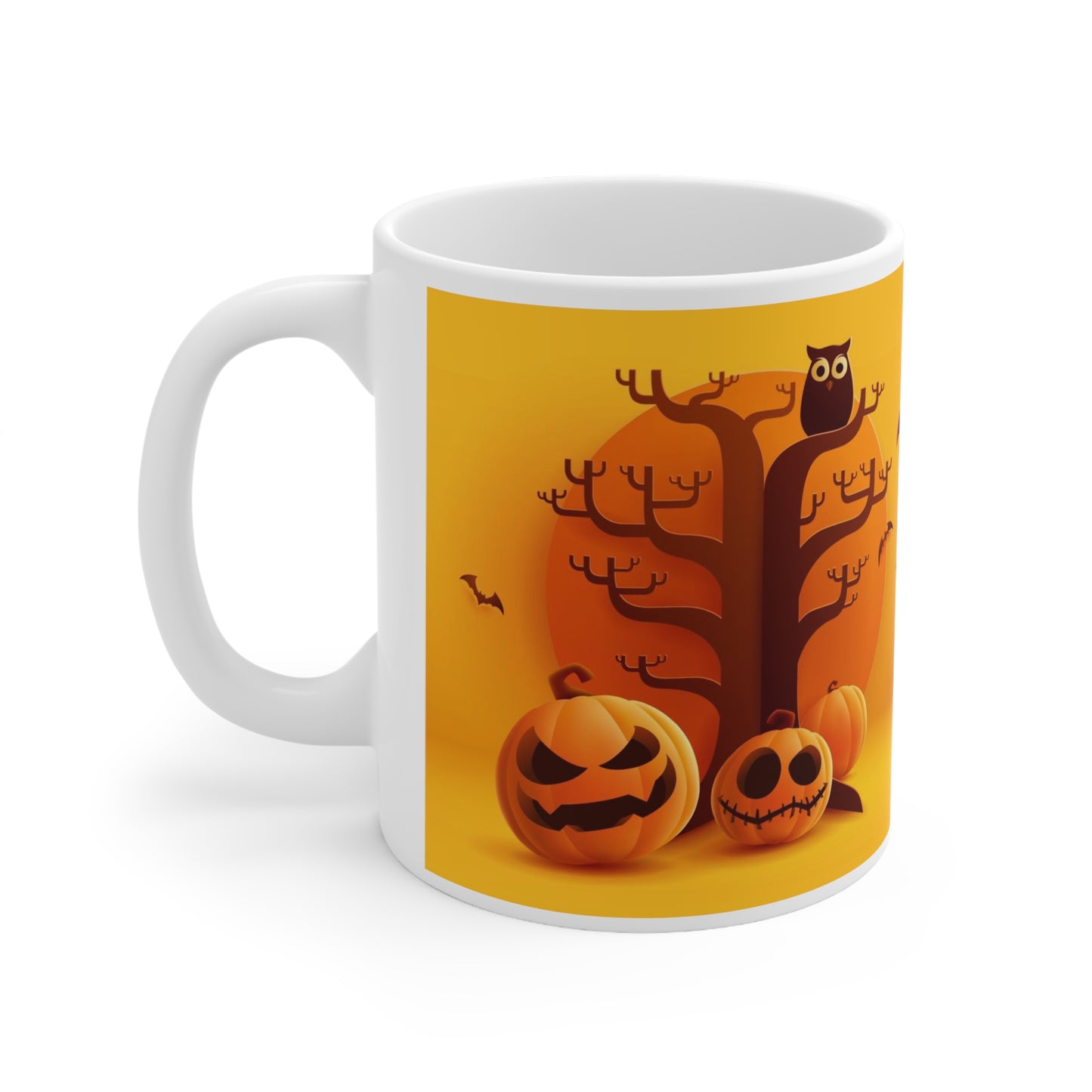 Festive Halloween Ceramic Mug 11oz Happy Halloween October 31st