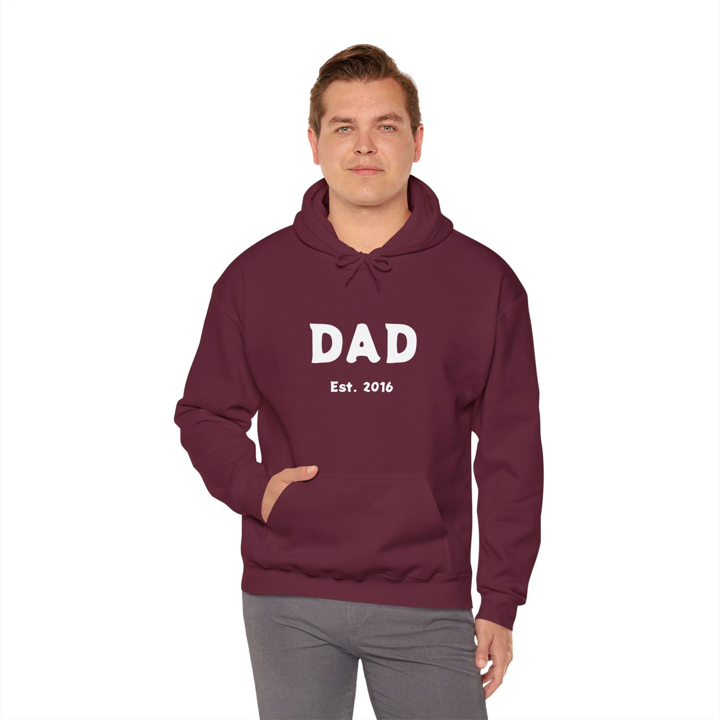 DAD Established 2016 Unisex Heavy Blend™ Hooded Sweatshirt Established 2016