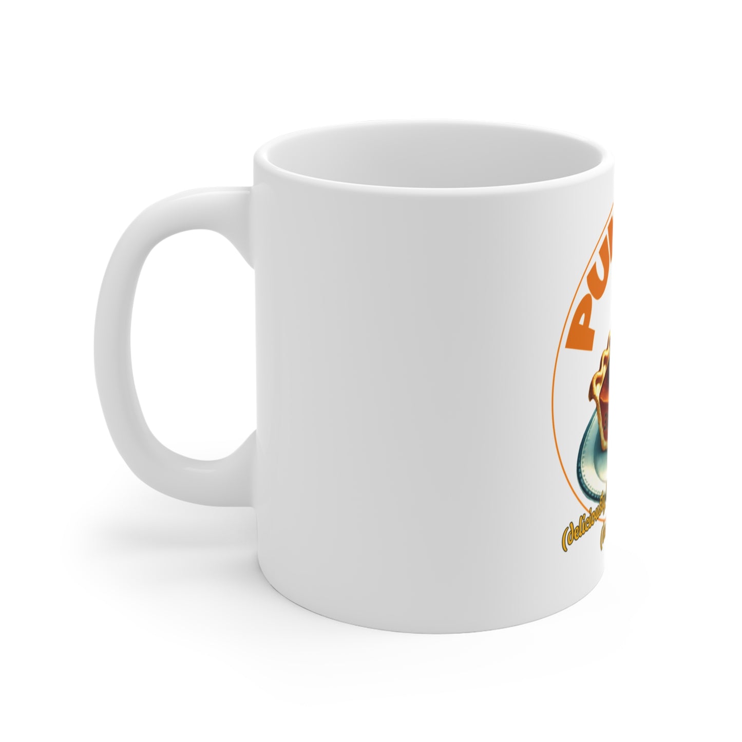 Festive Thanksgiving Ceramic Mug 11oz Pumpkin Pi