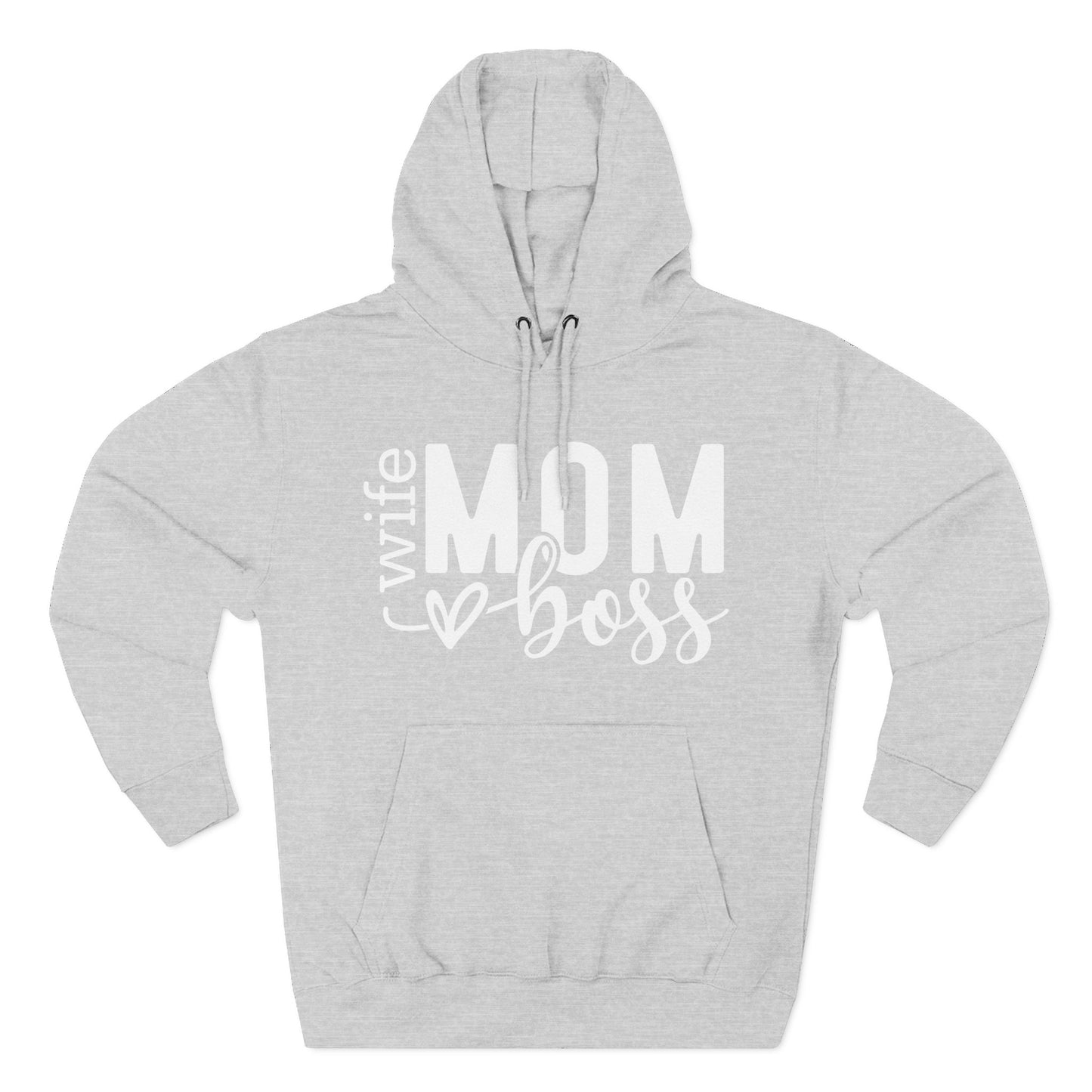 Mom Boss Hoodie — Wife Mom Boss Graphic Pullover