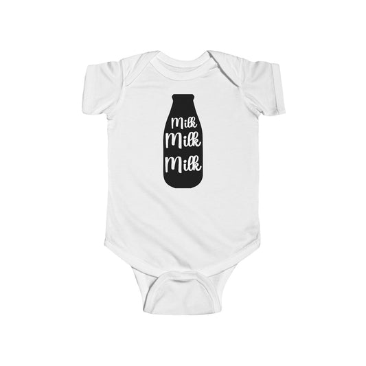 Infant Fine Jersey Bodysuit Milk