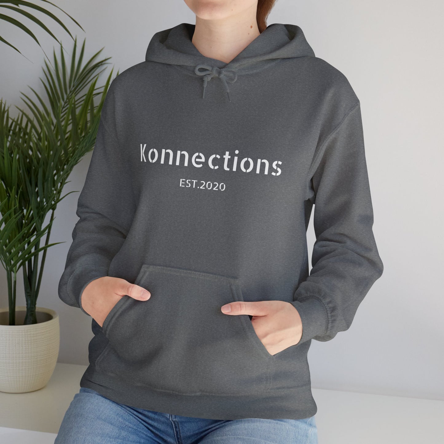 Konnections Digital Media Group Unisex Heavy Blend™ Hooded Sweatshirt Established 2020