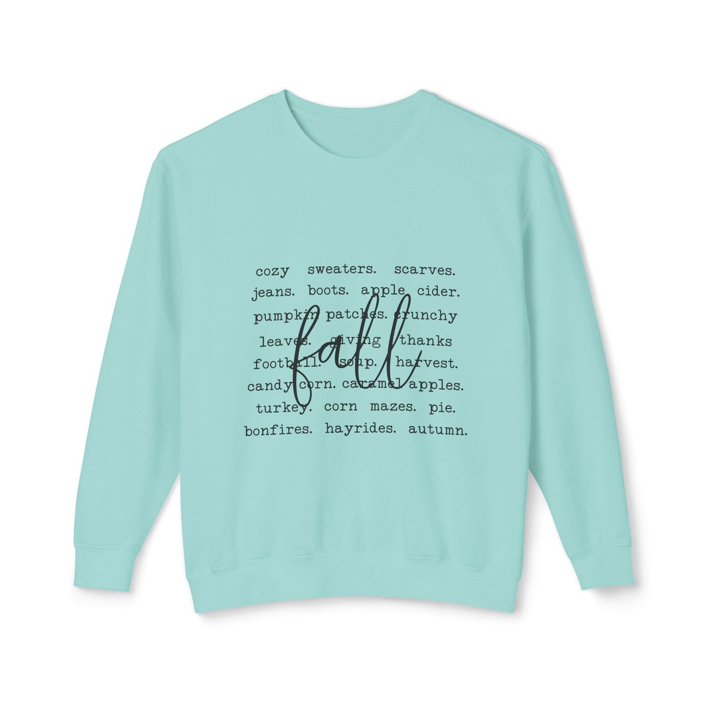 Thanksgiving Women's Unisex Lightweight Crewneck Sweatshirt