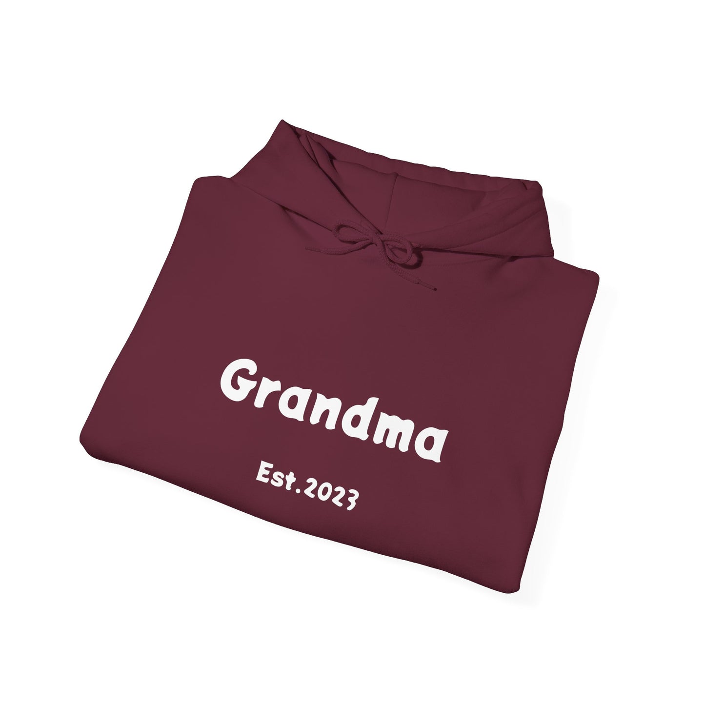 Grandma Est.2023 Unisex Heavy Blend™ Hooded Sweatshirt Hoodies For New Grandmothers 2023