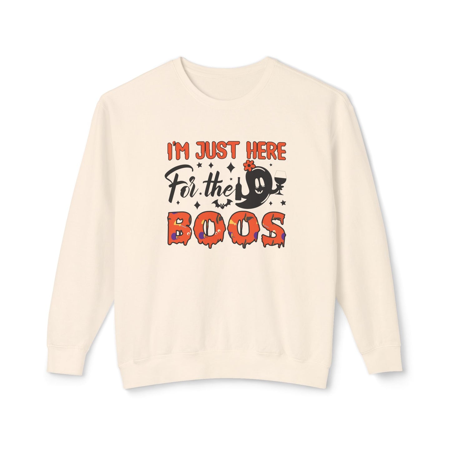 Halloween Themed Crewneck Sweatshirt Ghosts Want To Party With You