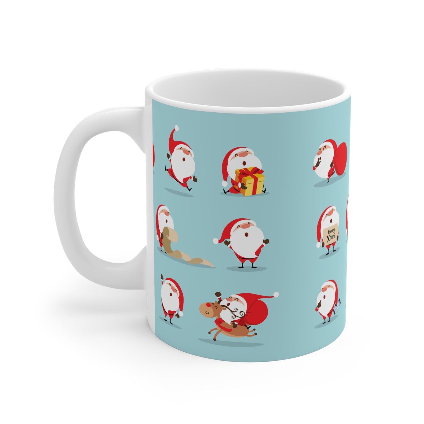 Holiday Themed Hot Beverage Mug 11oz