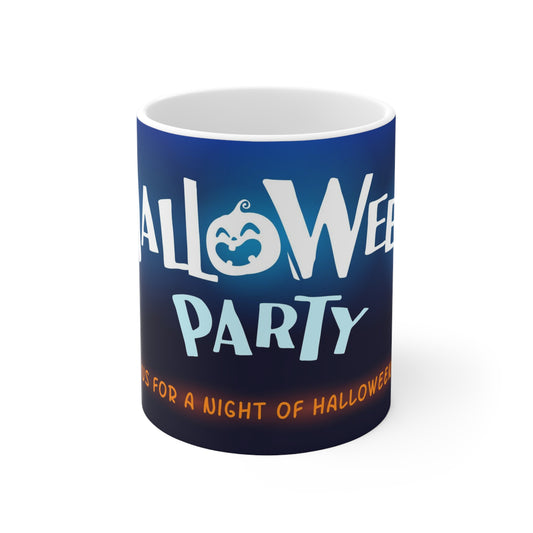 Halloween Party Fun Ceramic Mug 11oz