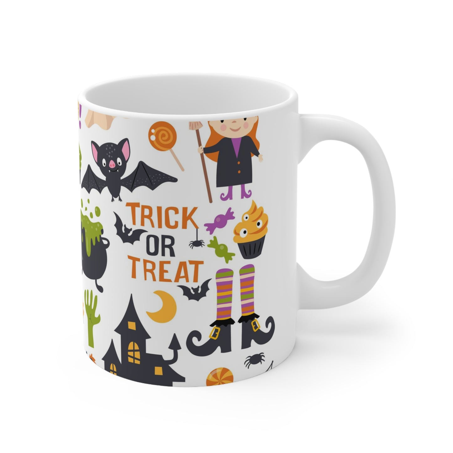 Spooky Halloween Mummy Ceramic Mug 11oz