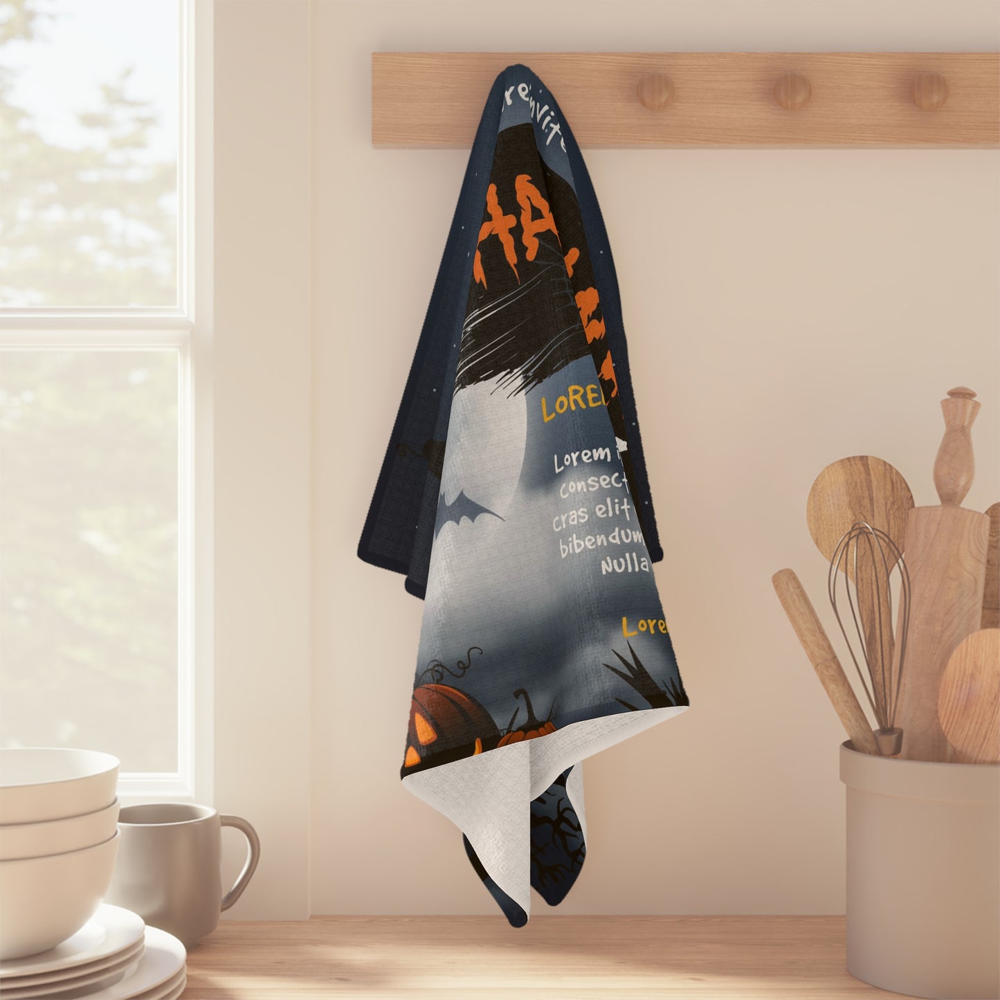 Halloween Themed Soft Tea Towel