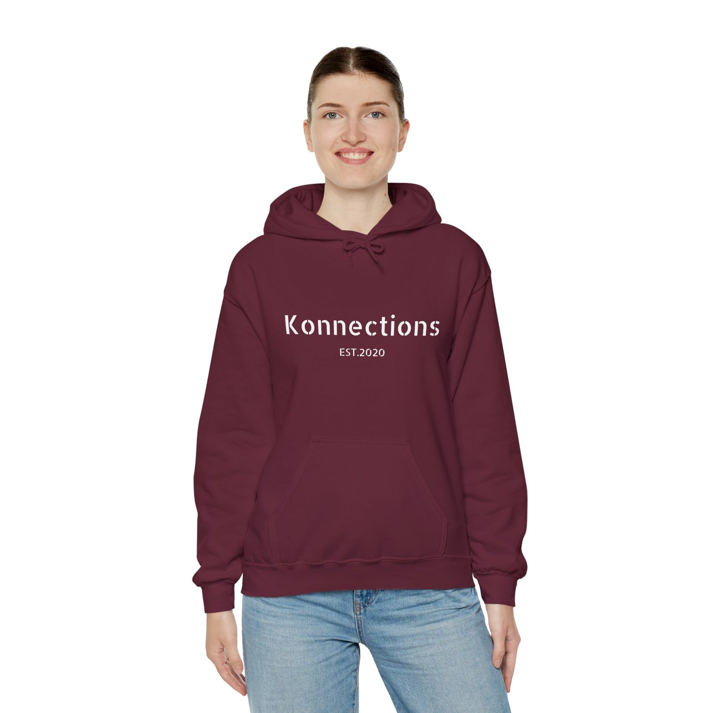 Konnections Digital Media Group Unisex Heavy Blend™ Hooded Sweatshirt Established 2020