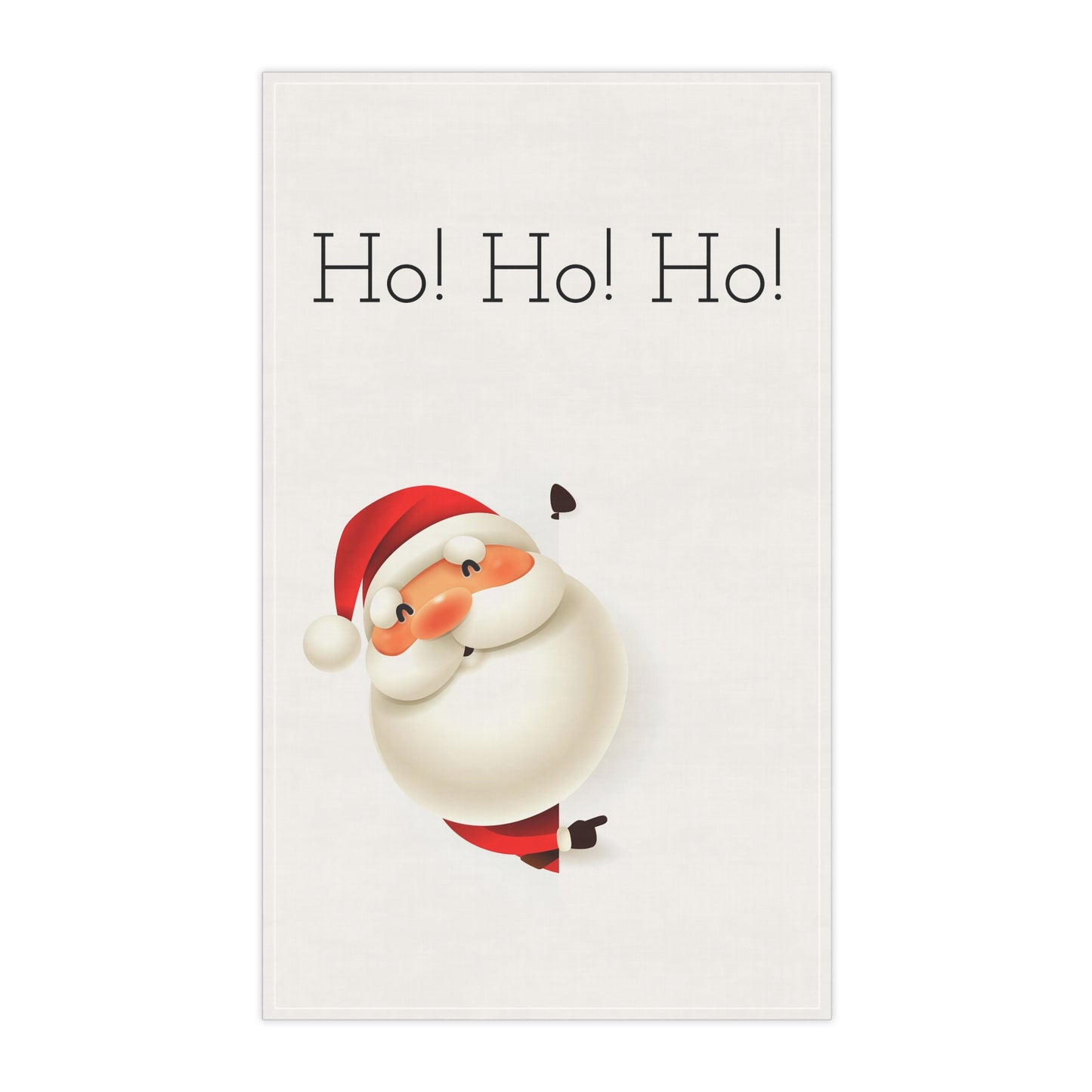 Ho Ho Ho! Merry Christmas Soft Tea Towel