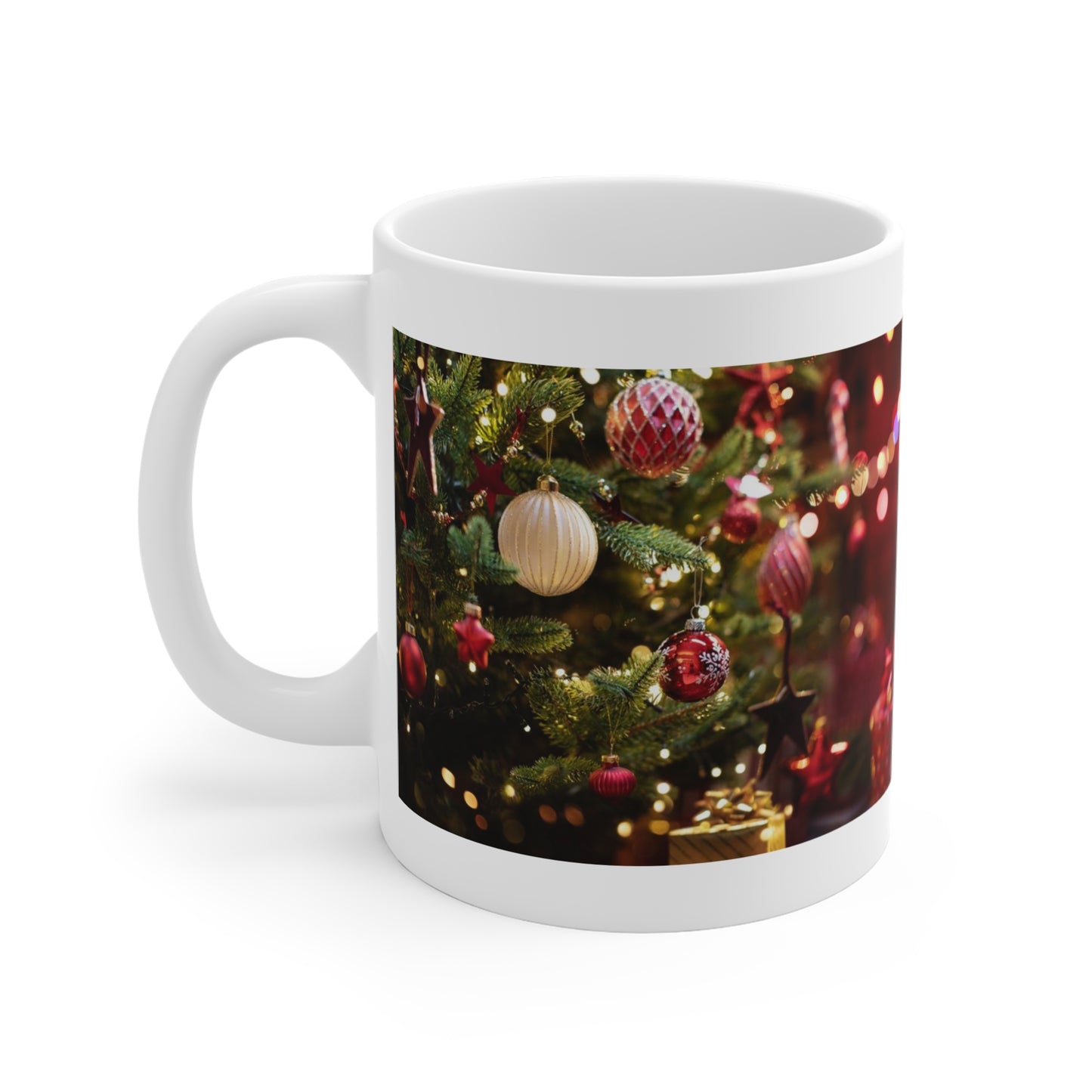 Merry Christmas Hot Beverage Mug 11oz