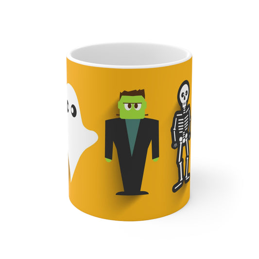 Frankenstein Halloween Ceramic Mug 11oz