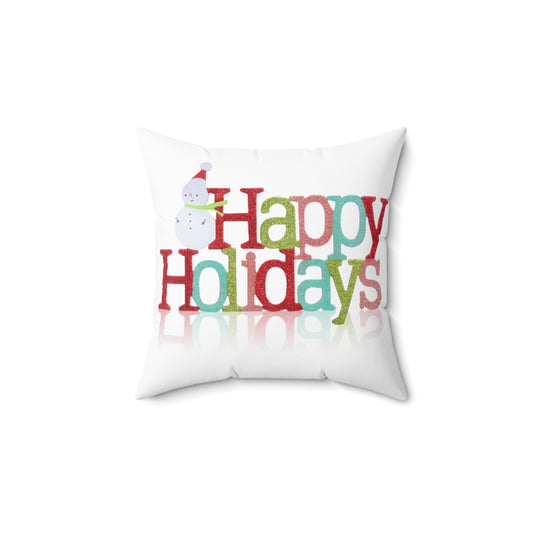 Happy Holidays Accent Pillow