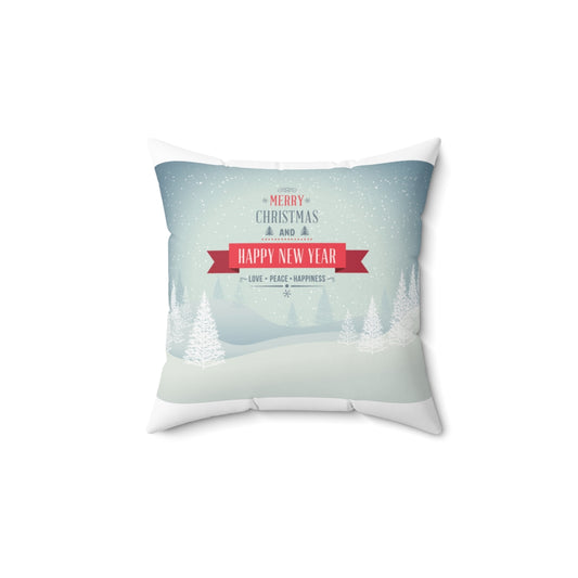 Merry Christmas Holiday Accent Pillow